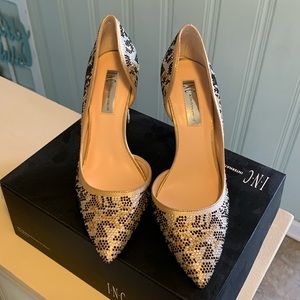 INC Rhinestone Pumps